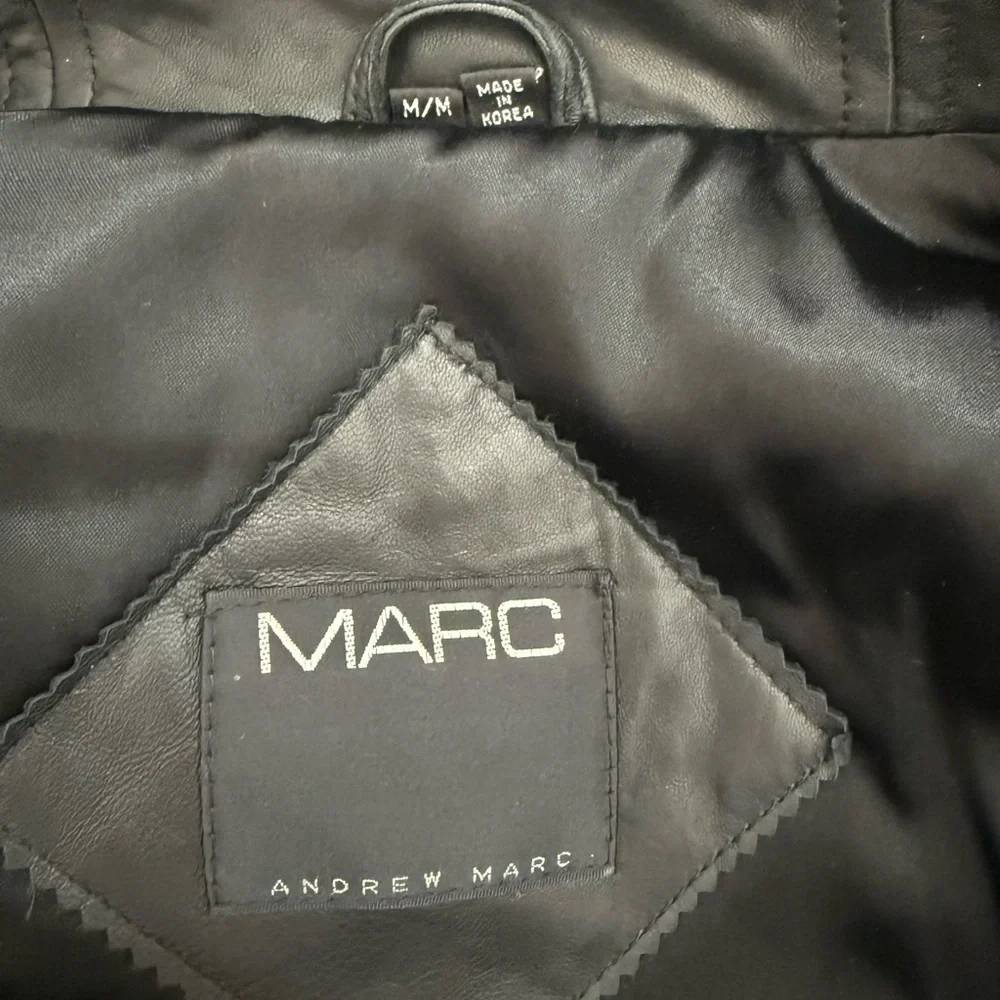 Marc by Andrew Marc Vintage Men’s Black Leather Jacket